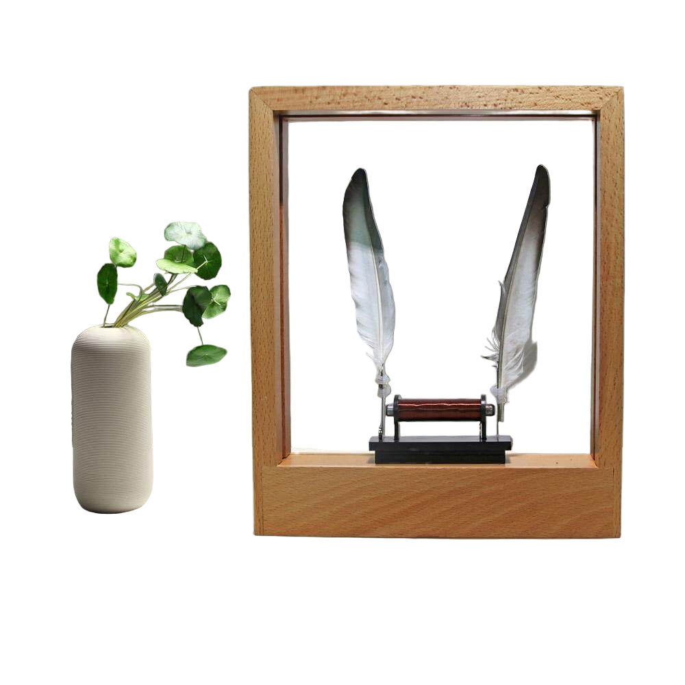 LED Nachtlampje met Veder Effect voor Slaapkamer en Woonkamer