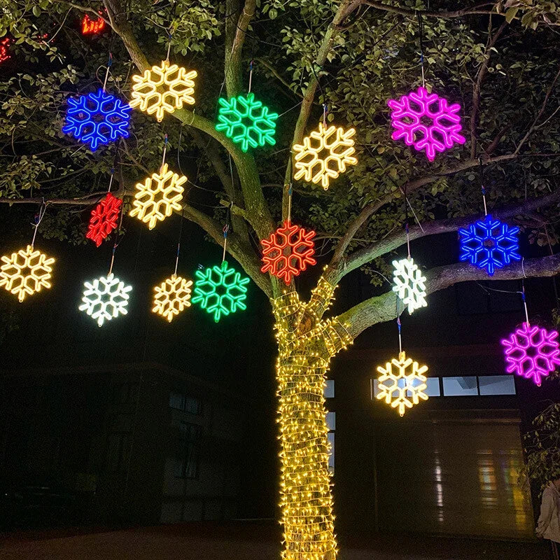 LED Sneeuwvlokverlichting voor Winterdecoratie 2
