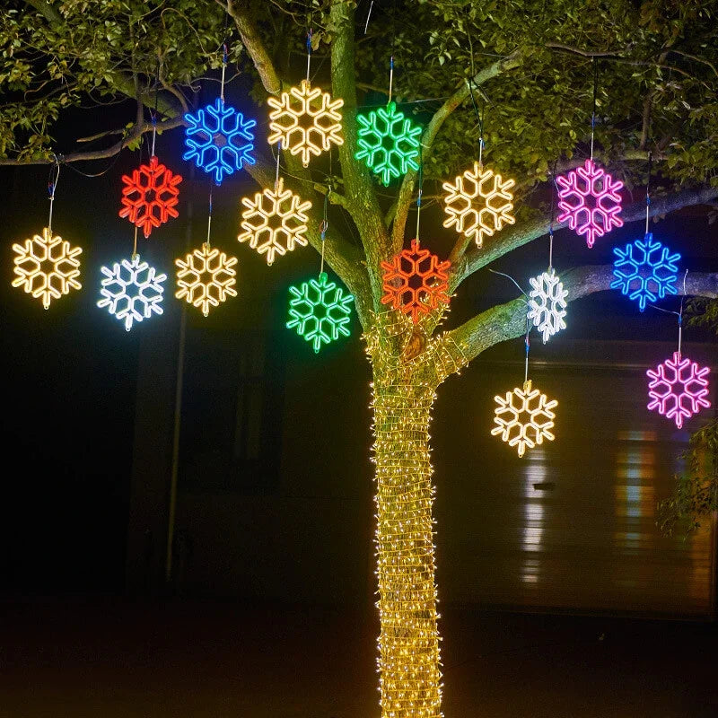 LED Sneeuwvlokverlichting voor Winterdecoratie 3
