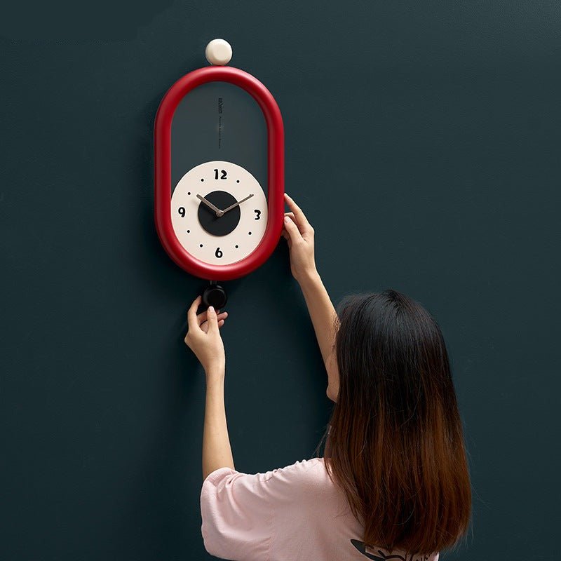 Lange Wandklok met Luxe 3D-Design 4