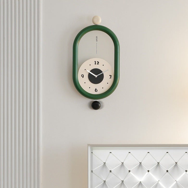 Lange Wandklok met Luxe 3D-Design 6