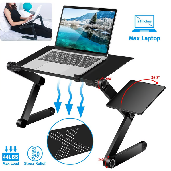 Laptopstandaard 360° Verstelbaar voor Thuis en Kantoor 5