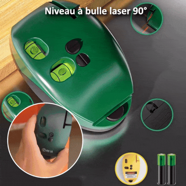 Laserwaterpas 90° voor Precisie en Nauwkeurigheid 0