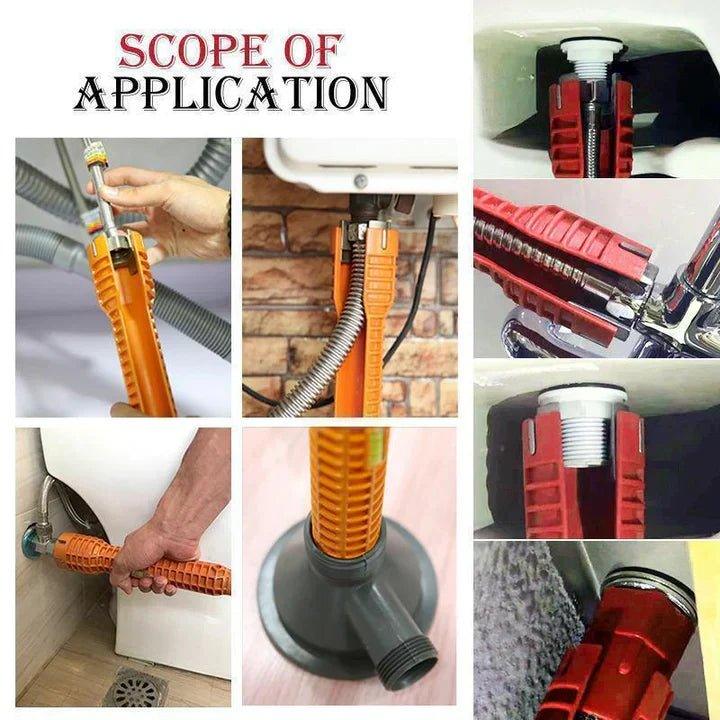 Loodgietersgereedschap MultiFix Multifunctionele Sleutel 5