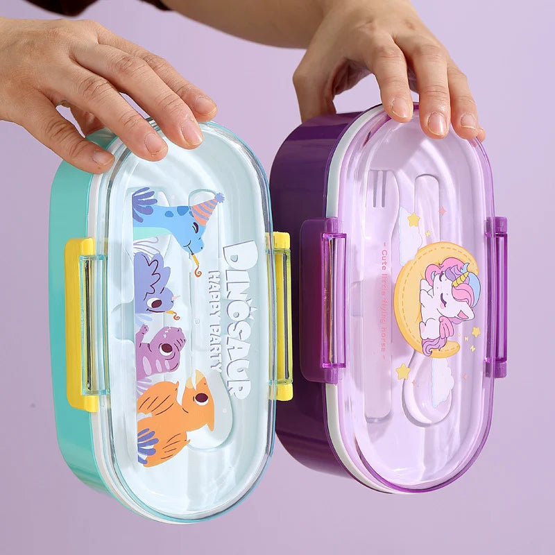 Lunchbox Kinderen Eenhoorn Thema Speels Ontwerp 4