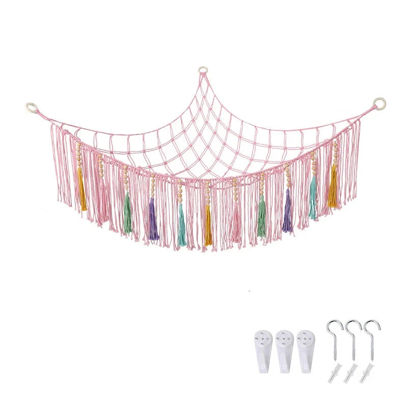 Macramé Wandplank Bohemian Stijlvol Wandrek 8