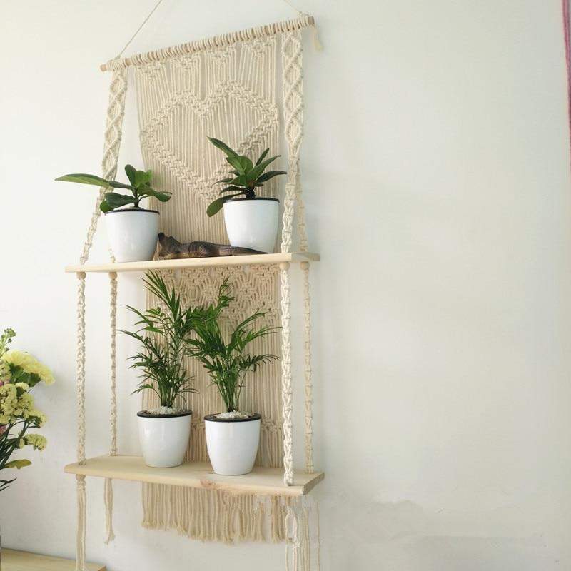 Macramé Wandplank met Kwastjes voor Decoratie 4