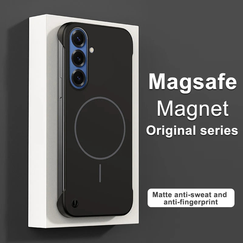 Magnetische Telefoonhoes voor Samsung Galaxy S25 S24 S23 S22 S10 Plus Note 20 Ultra S20 FE 2