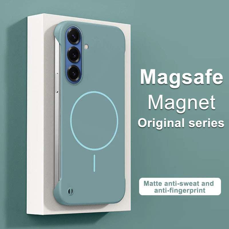 Magnetische Telefoonhoes voor Samsung Galaxy S25 S24 S23 S22 S10 Plus Note 20 Ultra S20 FE 4