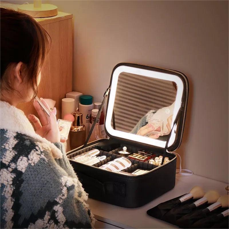 Make-up Organizer met LED Spiegel voor Vrouwen 2