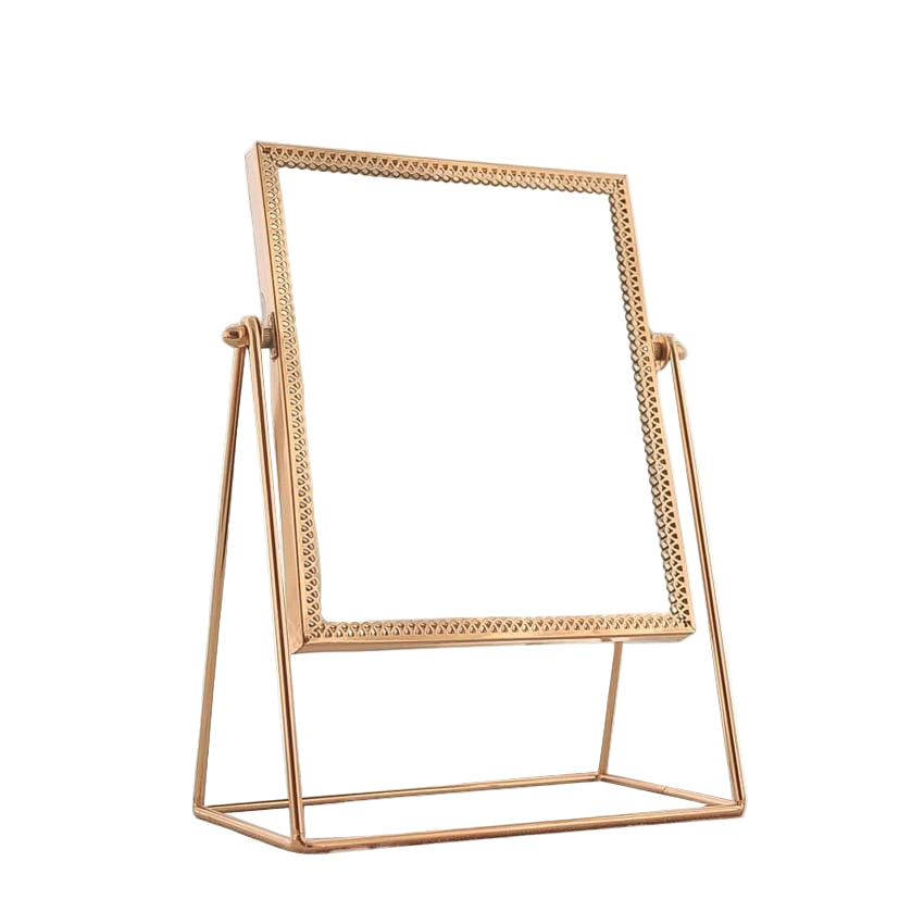 Make-up Spiegel Gouden Stijl met Dubbele Vergroting 6