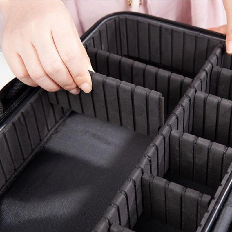 Make-up Tas met Verstelbare Compartimenten voor Vrouwen 8