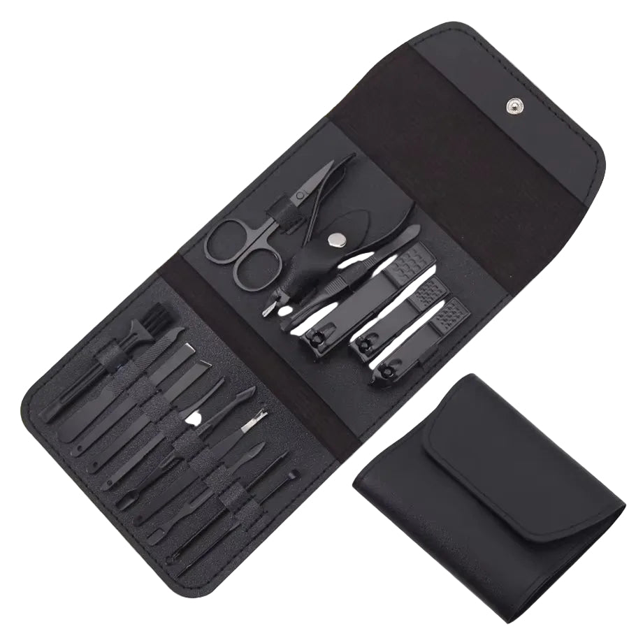 Manicure Set voor Professionele Nagelverzorging met Stijlvolle Reisetui 0