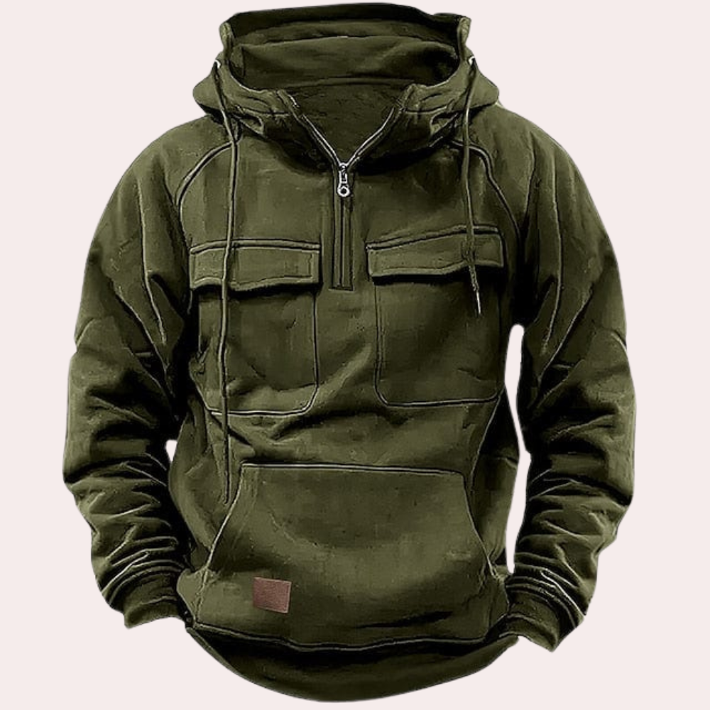 Mannen Hoodie Casual Stijl Comfortabel en Modern 3