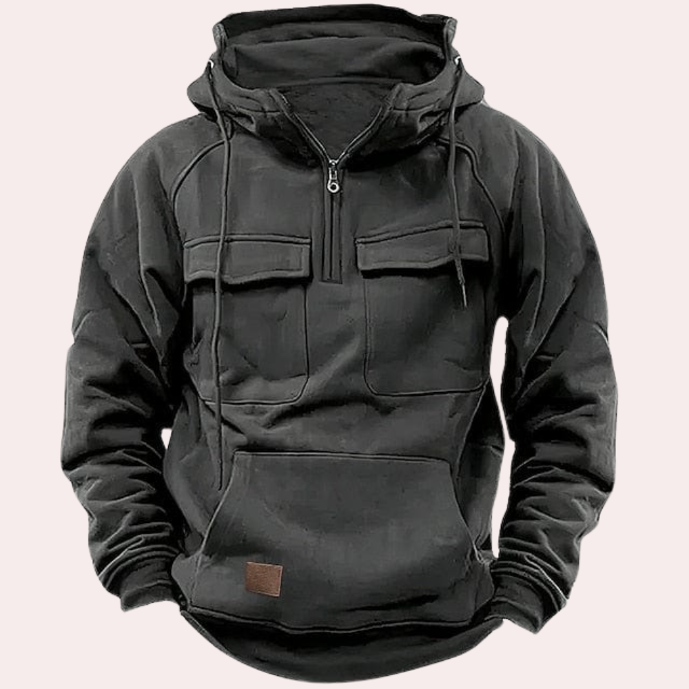 Mannen Hoodie Casual Stijl Comfortabel en Modern 4