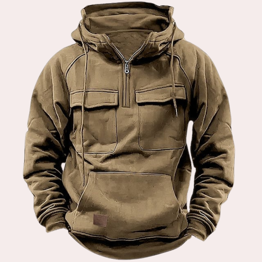 Mannen Hoodie Casual Stijl Comfortabel en Modern 5