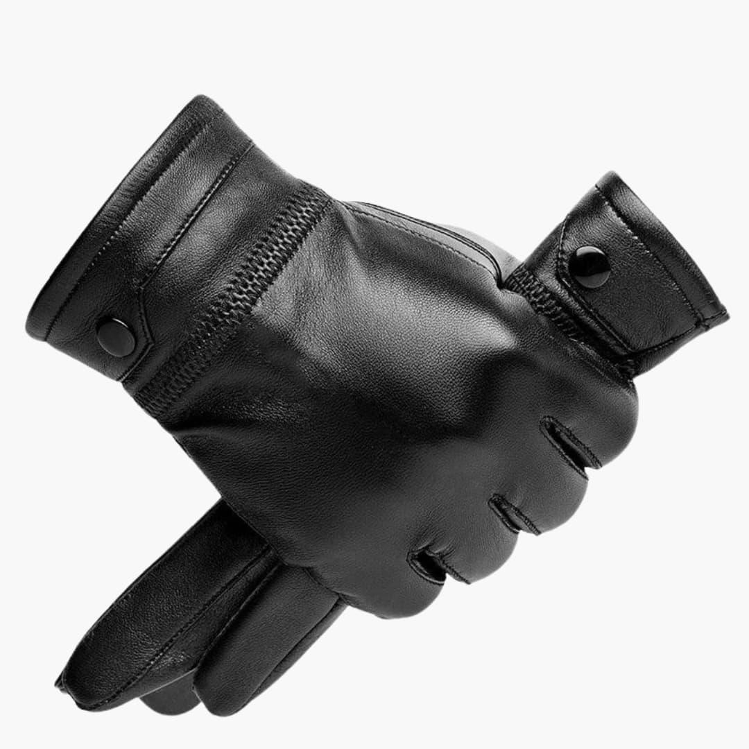 Mannen Leren Handschoenen Tijdloos Ontwerp 3