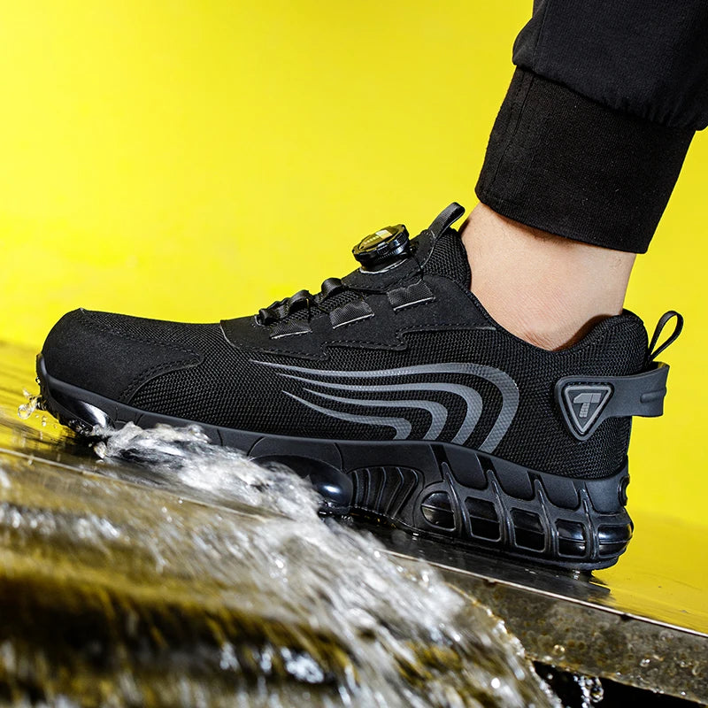 Mannen Werkschoenen S3 Met Roterende Knop Voor Werk En Casual Gebruik 3