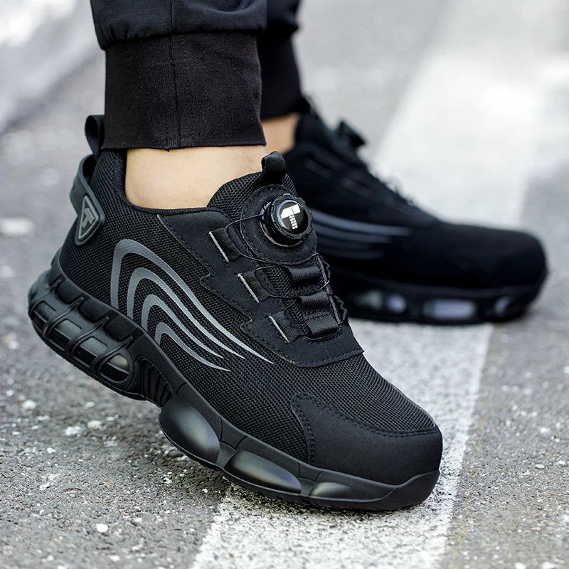 Mannen Werkschoenen S3 Met Roterende Knop Voor Werk En Casual Gebruik 4