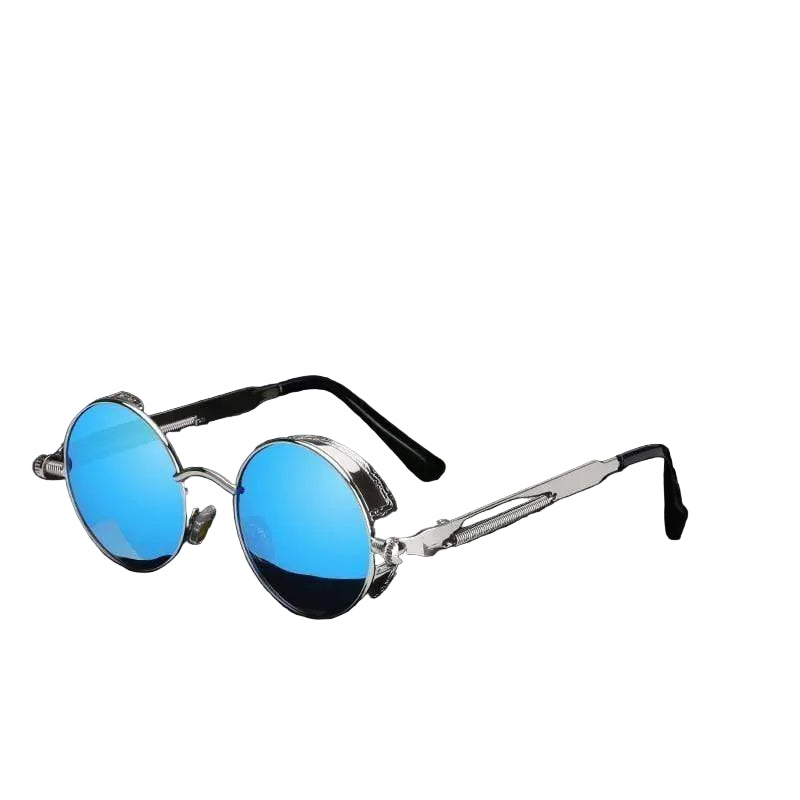 Mannen Zonnebril Retro Ronde Steampunk Stijl 0