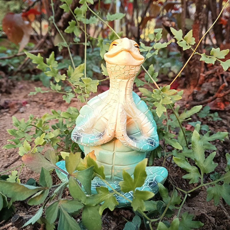 Meditatieve Tuinbeeld Zeeschildpad Voor Binnen En Buiten Decoratie 2