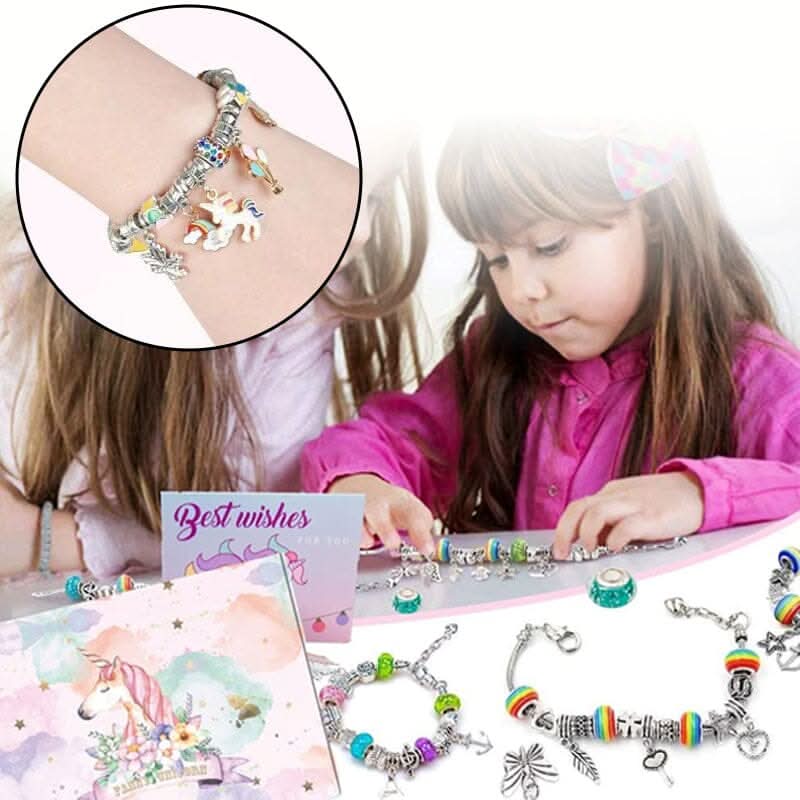 Meisjes Armband Knutselset Met Fonkelende Bedels 1