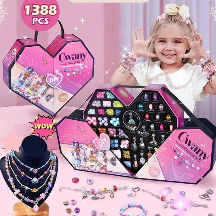 Meisjes Armband Knutselset Met Fonkelende Bedels 17
