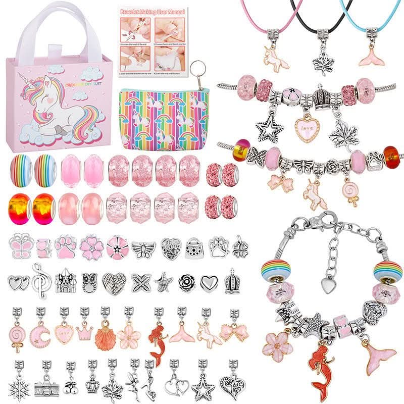 Meisjes Armband Knutselset Met Fonkelende Bedels 23