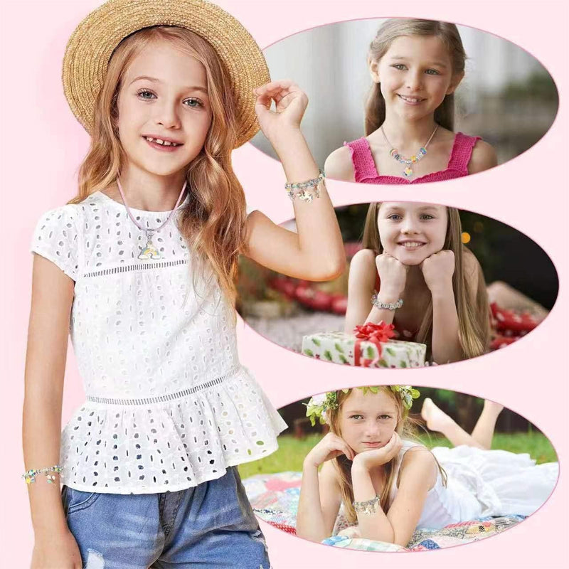 Meisjes DIY Sieraden Set met Bedelarmband 1