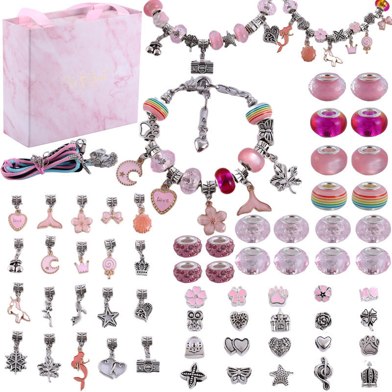 Meisjes DIY Sieraden Set met Bedelarmband 6