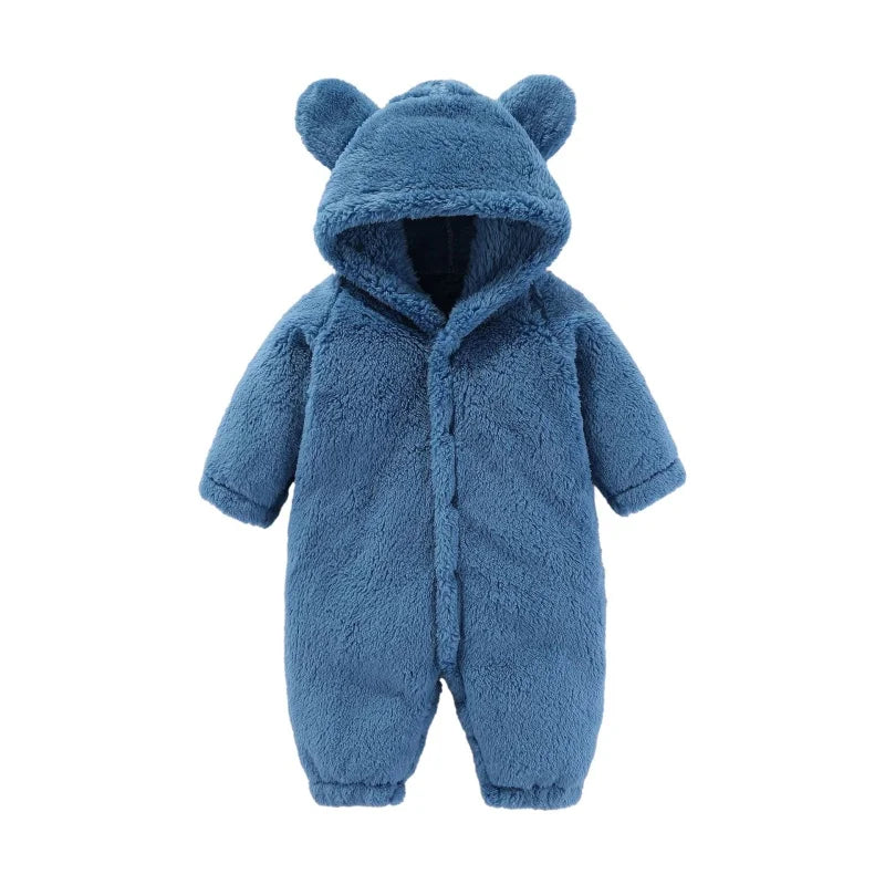 Meisjes Jumpsuit met Oren en Capuchon, Schattig en Warm voor Koude Dagen 5