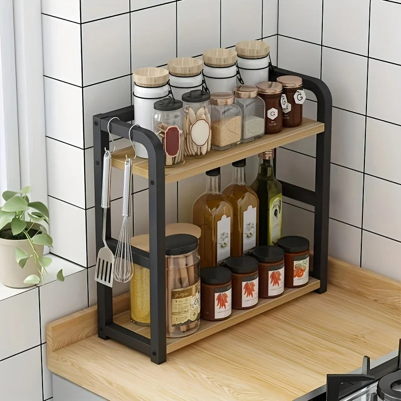 Metalen Aanrechtplank 2-laags Organizer 0