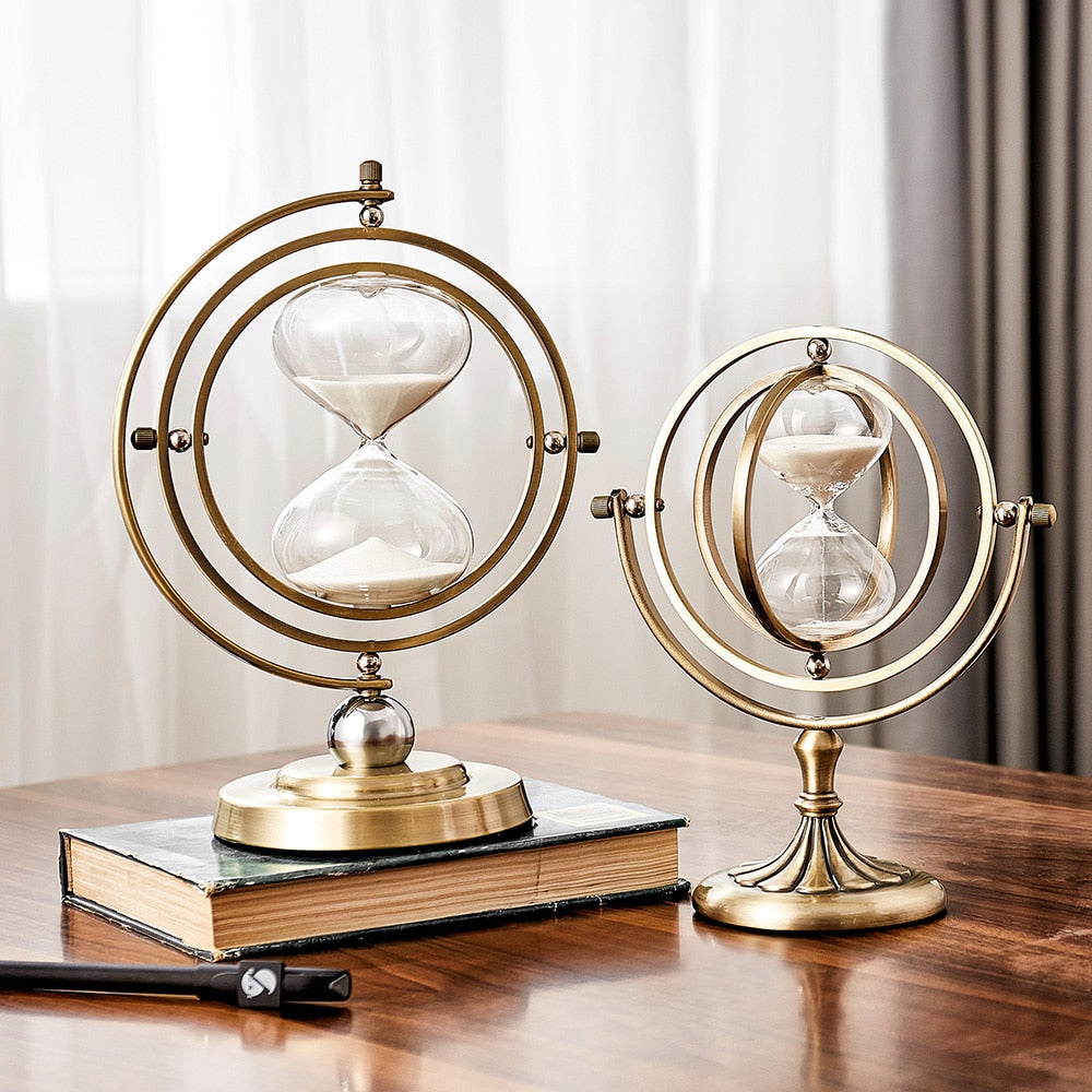 Metalen Zandloper Decoratief Accessoire 2