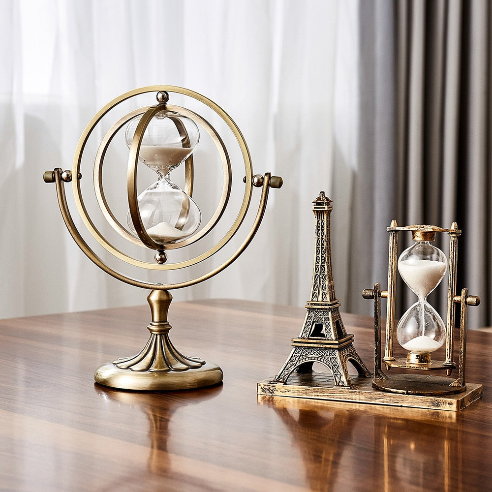 Metalen Zandloper Decoratief Accessoire 3