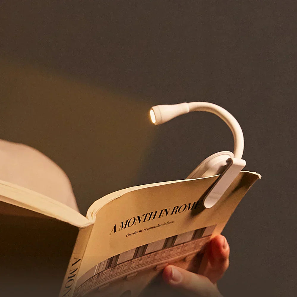 Mini Boekenlamp Dimbaar met Flexibele Hals voor Lezen en Reizen 1