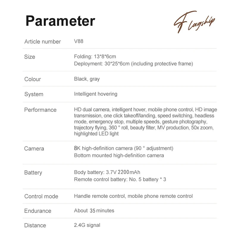 Mini Drone met GPS en 8K Camera voor Luchtfotografie 6