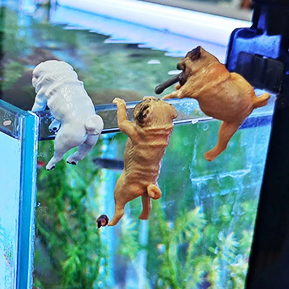 Mini Hond Ornament voor Aquarium Decoratie Cartoonstijl 5