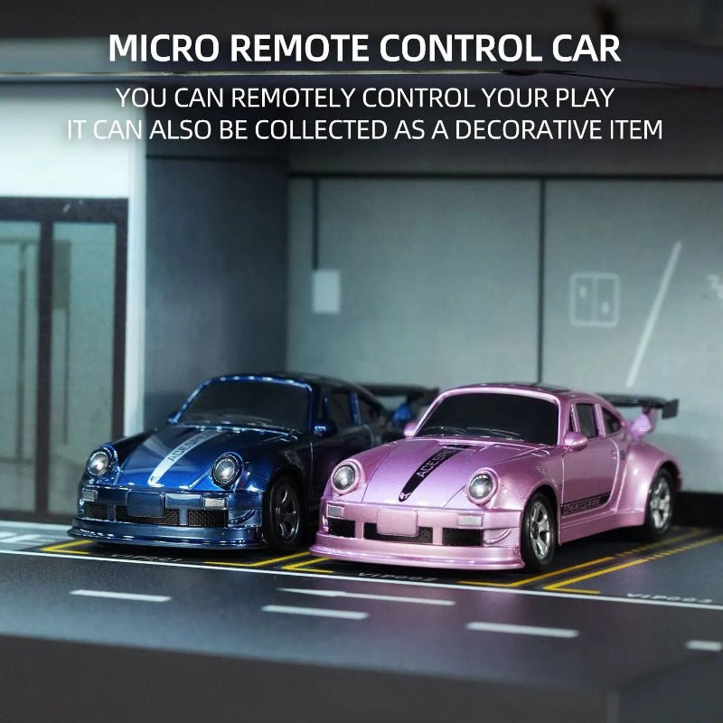 Mini RC Auto 1:64 met Driftfunctie en 2,4 GHz Afstandsbediening 6