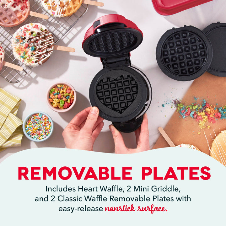Mini Wafel- en Grillpers voor Ontbijt en Tussendoortjes 6