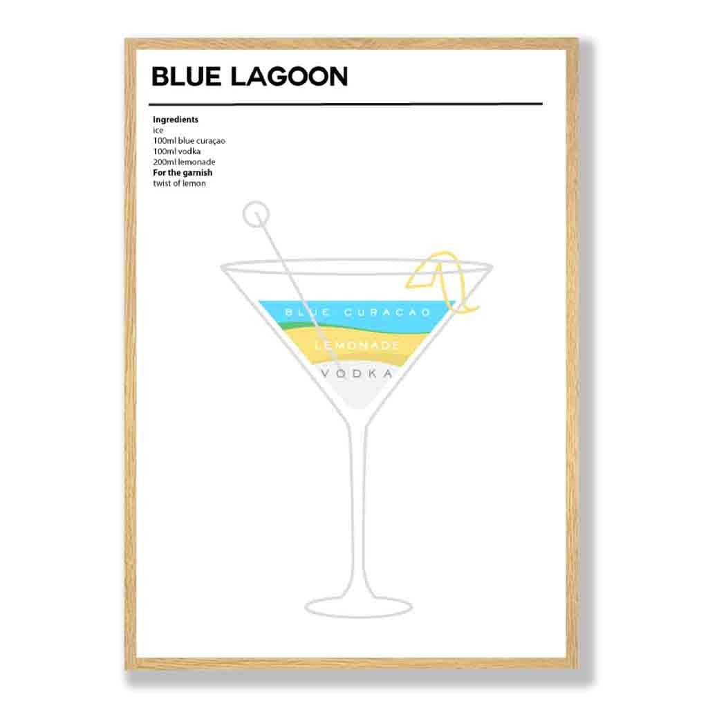 Minimalistische Cocktail Poster voor Thuisdecoratie 3