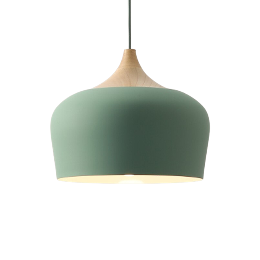 Minimalistische Hanglamp Met Pastel Koepel 13