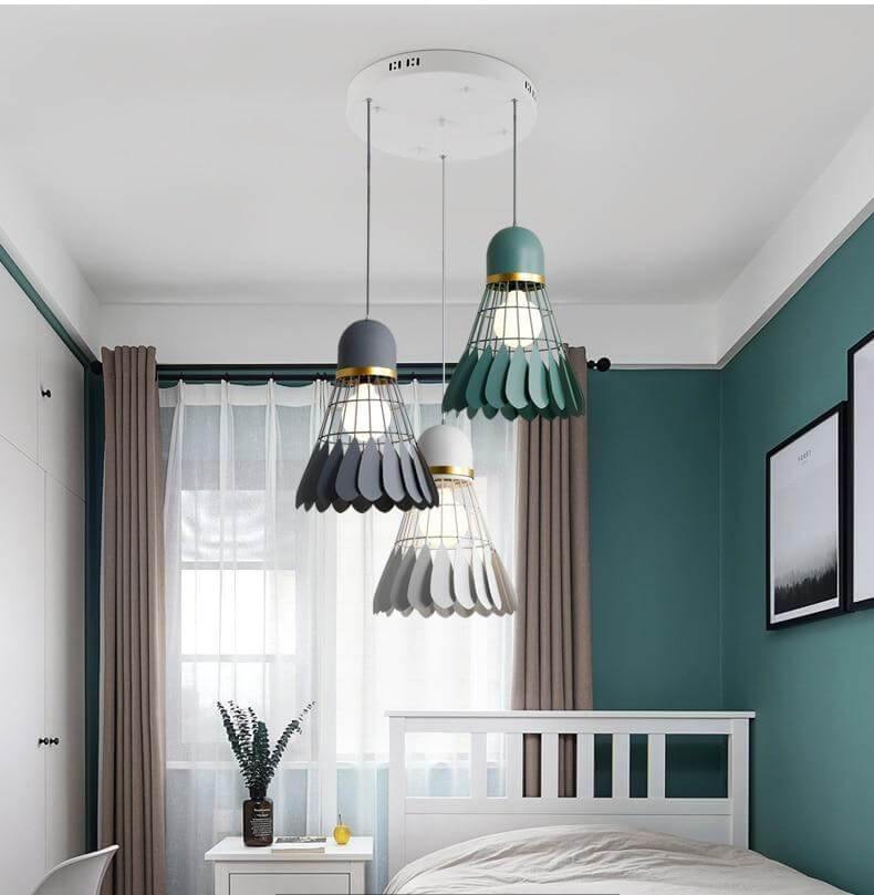 Minimalistische Kandelaarlamp Badmintonstijl 1