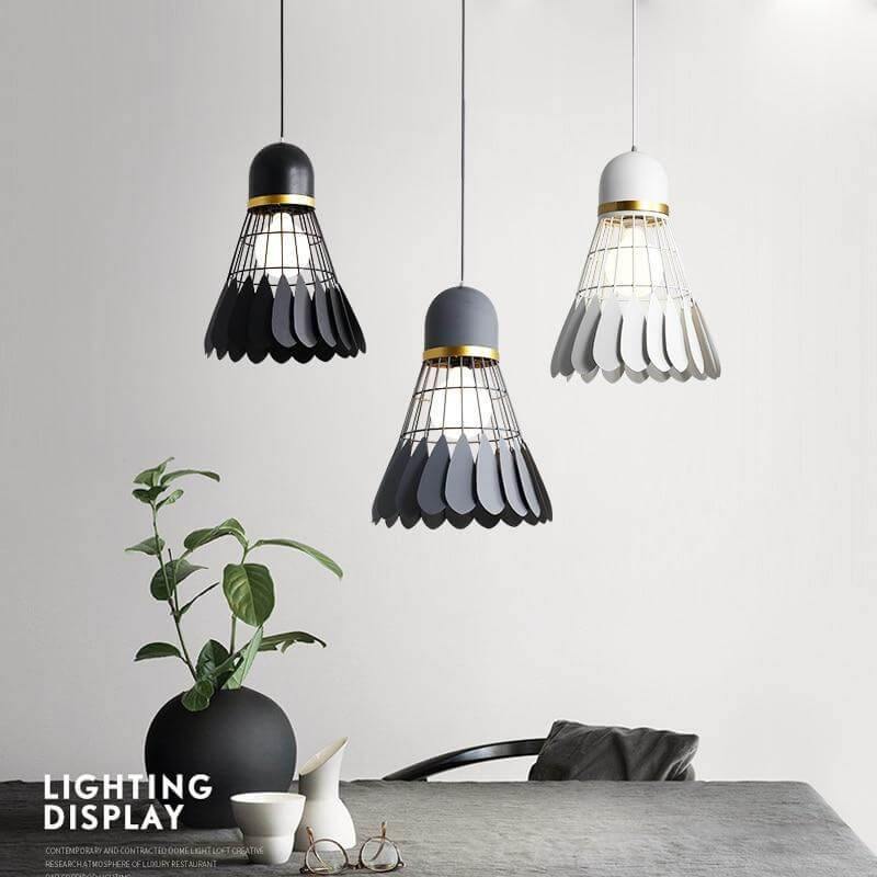 Minimalistische Kandelaarlamp Badmintonstijl 2