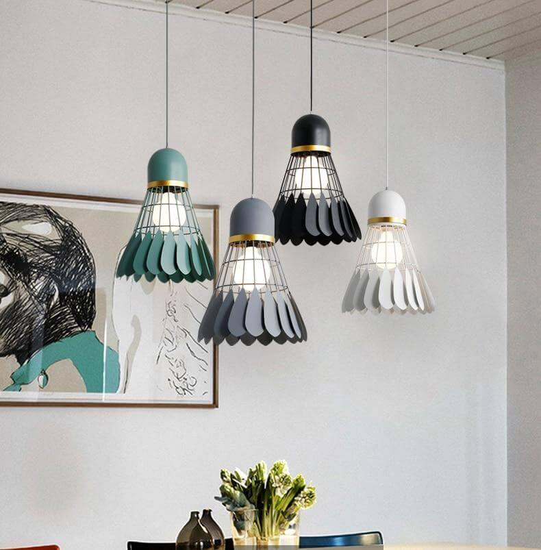Minimalistische Kandelaarlamp Badmintonstijl 4