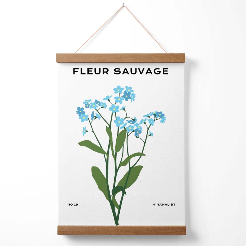 Minimalistische Poster met Bloemenontwerp voor Wanddecoratie 3