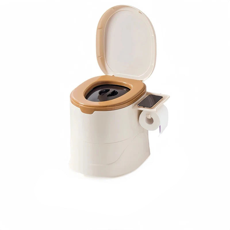 Mobiel Noodtoilet met Papierhouder en Geurbescherming