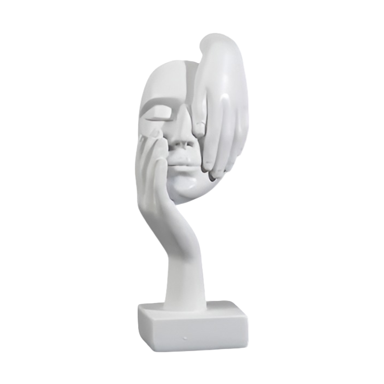 Moderne Abstracte Denker Sculptuur voor Thuis en Kantoor 0