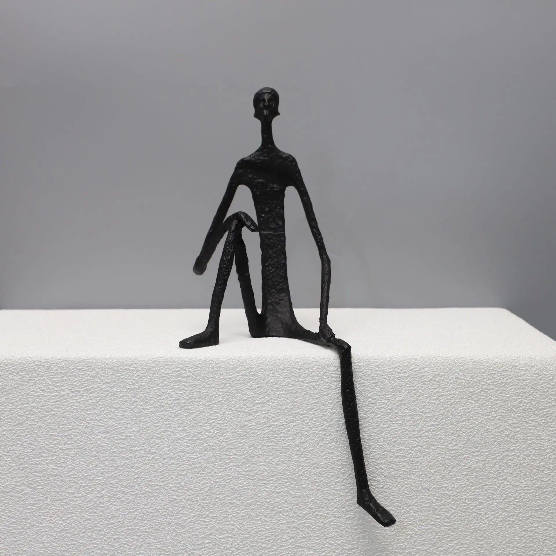 Moderne Abstracte Metalen Figuursculptuurset voor Thuisdecor 4