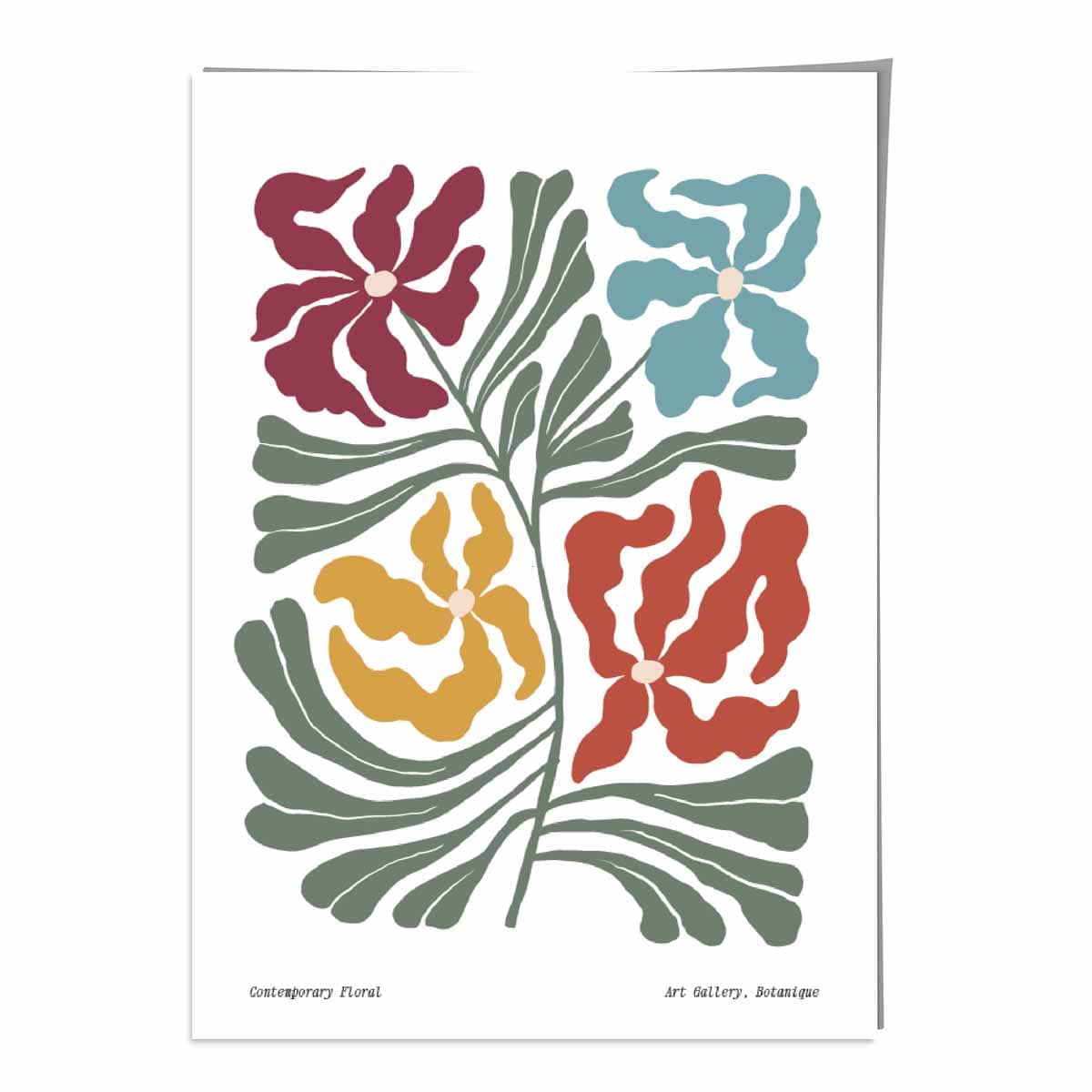 Moderne Botanische Bloemenposter Boho Stijl 0