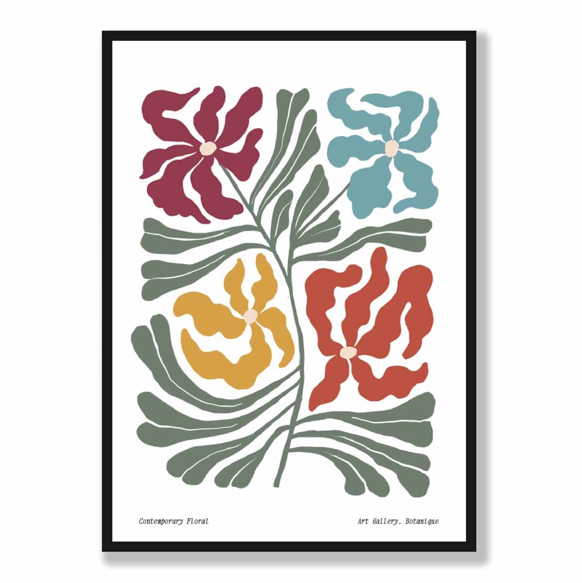 Moderne Botanische Bloemenposter Boho Stijl 5